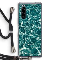 Weerkaatsing water: Sony Xperia 5 Transparant Hoesje met koord