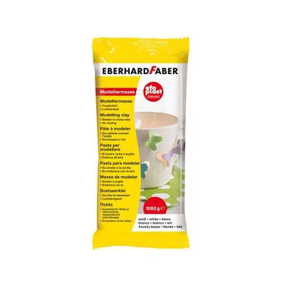 Boetseer klei/gips - wit - 1 kilo - zelf hardend - boetseren - knutselen