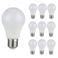 10x E27 LED Lamp - 11 Watt 1055 Lumen - 3000K Warm wit - Vervangt 100 Watt - E27 fitting - A60 lamp - Grote fitting
