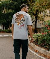 Ab Lifestyle Ink Tee (tiger) Ab.ss25047 Print T-shirts Ultimate Grey