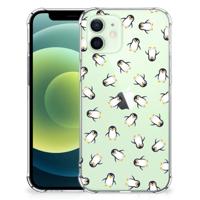 Doorzichtige Silicone Hoesje voor iPhone 12 Mini Pinguïn