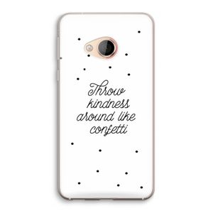 Confetti: HTC U Play Transparant Hoesje