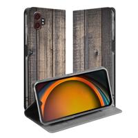 Standcase Hoesje Samsung Galaxy Xcover 7 Pro Steigerhout