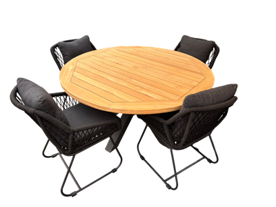Palma dining set 5-delig - Driesprong collection
