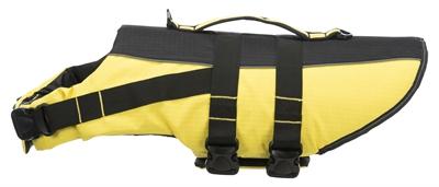 TRIXIE ZWEMVEST GEEL / ZWART 50-80X55 CM