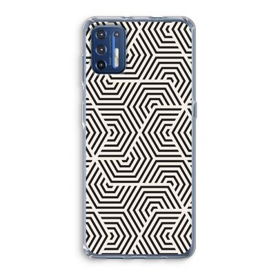 Magic pattern: Motorola Moto G9 Plus Transparant Hoesje