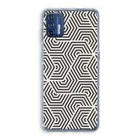 Magic pattern: Motorola Moto G9 Plus Transparant Hoesje