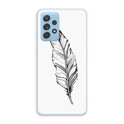 Pluim: Samsung Galaxy A73 Transparant Hoesje