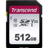 Transcend Premium 300S SDXC-kaart 512 GB Class 10, UHS-I, UHS-Class 3, v30 Video Speed Class - thumbnail