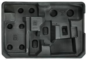 Makita Accessoires Kofferinzet/inlay aluminium koffer zwart boven - 837318-4