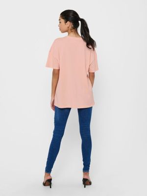 ONLY 15230676 T-shirt Ronde hals Korte mouw Katoen