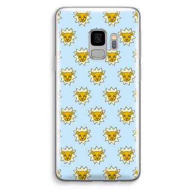 Leeuwenkoppen: Samsung Galaxy S9 Transparant Hoesje