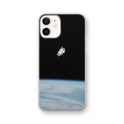 Alone in Space: iPhone 12 Transparant Hoesje