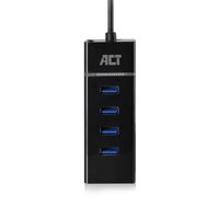 ACT Connectivity USB-C Hub 3.2 met 4 USB-A poorten usb-hub - thumbnail