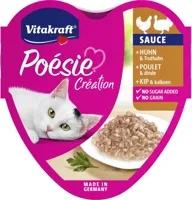 Vitakraft Poésie Creation In Saus 85 g - Kip & Kalkoen