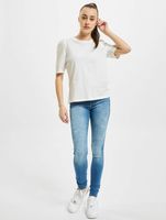 Only / t-shirt onlNora Pastel Life Vol Denim in wit - thumbnail