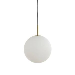 Light & Living Hanglamp Medina - Wit Glas - Ø30cm