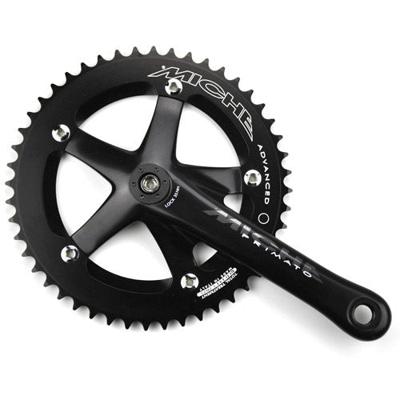 Miche crankstel piste advanced 165mm 48tds. 1/8 zwart