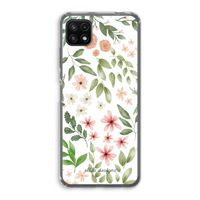Botanical sweet flower heaven: Samsung Galaxy A22 5G Transparant Hoesje