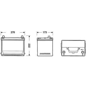 Exide Accu EA754