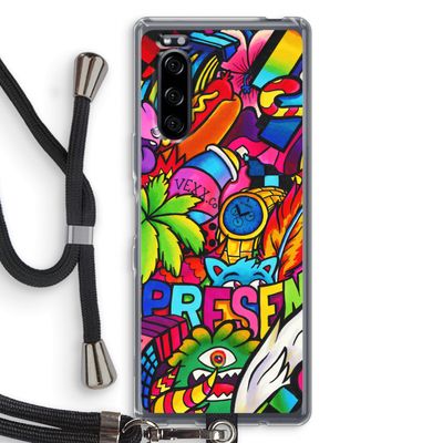 Represent: Sony Xperia 5 Transparant Hoesje met koord