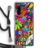 Represent: Sony Xperia 5 Transparant Hoesje met koord
