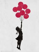 Kunstdruk Brandalised Girl Floating Original 30x40cm