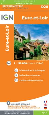 Wegenkaart - landkaart 721321 D28 Eure-et-Loir | IGN - Institut Géographique National