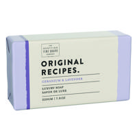 Scottish Fine Soaps Zeep Luxury Soap Bars Original Recipes - Geranium & Luxury Soap 220gr