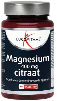 Lucovitaal Voedingssupplementen Magnesium 400mg Citraat Tabletten 30Tabletten Lucovitaal Voedingssupplementen Magnesium 400mg Citraat Tabletten 30Tabletten