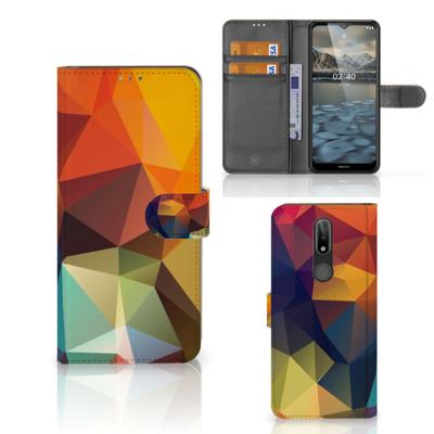 Nokia 2.4 | Book Case | Polygon Color