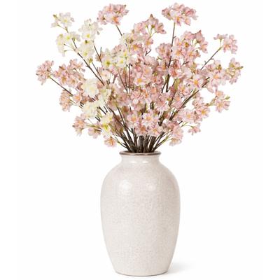 Boeket Kunstbloemen Bloesem takken - H106 cm - wit en lichtroze - 6x stelen kunstbloemen Boeket Kunstbloemen Bloesem takken - H106 cm - wit en lichtroze - 6x stelen kunstbloemen
