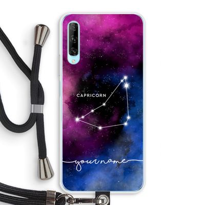 Sterrenbeeld - Donker: Huawei P Smart Pro Transparant Hoesje met koord