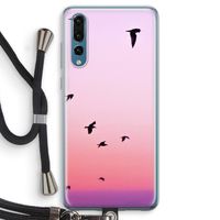 Fly away: Huawei P20 Pro Transparant Hoesje met koord Fly away: Huawei P20 Pro Transparant Hoesje met koord