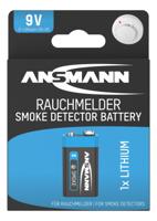 Ansmann 9v lithium voor rookmelder