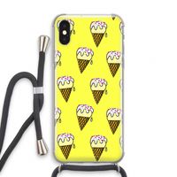 Isjes: iPhone XS Transparant Hoesje met koord