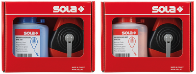 SOLA Markeerset CLP slagl.molen+poeder rood CLP30 +KPR250 rood - 66110642