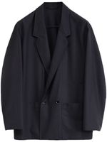 LEMAIRE blazer en laine mélangée - Noir