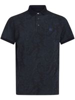 ETRO polo à imprimé cachemire - Bleu