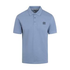 Cruyff Energized Polo Kids Grijsblauw Zwart