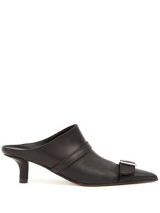 MM6 Maison Margiela mules Rider 50 mm à bout pointu - Noir