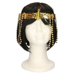 Verkleed hoofdband goud - Egyptisch/1001 nacht/Cleopatra thema