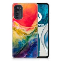 Hoesje maken Motorola Moto G52/G82 Watercolor Dark