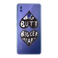 Big butt bigger heart: Honor Note 10 Transparant Hoesje