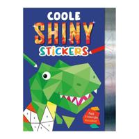 Rebo Publishers Coole shiny stickers dino&apos;s robots en raketten stickermozaïekboek