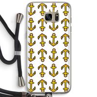 Musketon Anchor: Samsung Galaxy S7 Edge Transparant Hoesje met koord