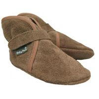 Baby Paws babyslofjes Wrapz bruin suède Maat