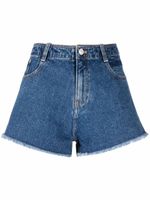 Kenzo short en jean à logo brodé - Bleu - thumbnail