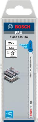 Bosch Accessoires PRO Metal Pipes and Profiles T321AF decoupeerzaagblad | 132 mm | 25 stuks - 2608655126