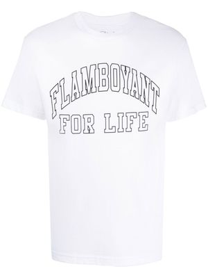 Pleasures t-shirt à slogan imprimé - Blanc